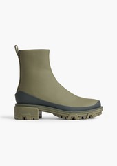 rag & bone - Shiloh rubber-trimmed neoprene rain boots - Yellow - EU 36