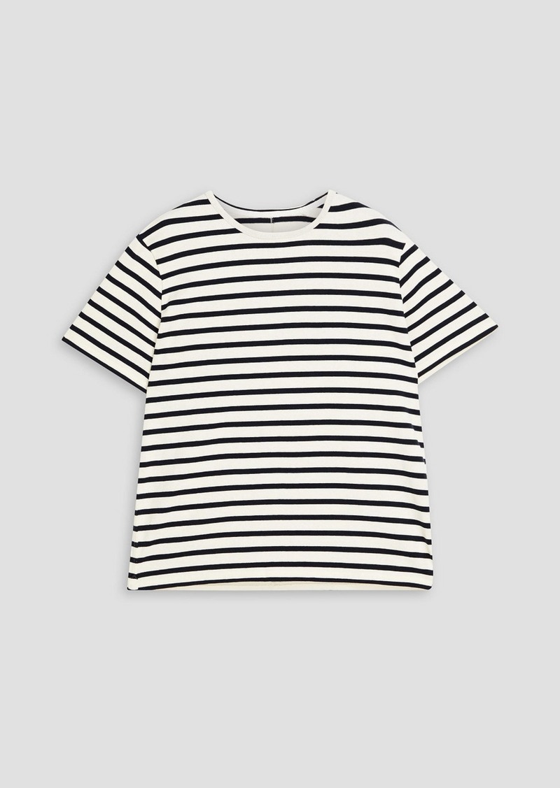 rag & bone - Striped cotton-jersey T-shirt - White - XL