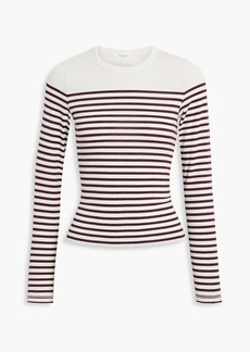 rag & bone - Striped knitted sweater - White - XXS