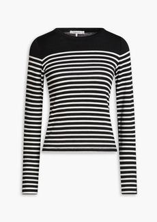 rag & bone - Striped knitted sweater - Black - XXS