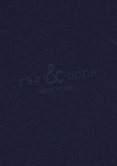 rag & bone - Theo logo-print cotton-jersey T-shirt - Blue - S