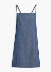 rag & bone - Tie-back denim mini dress - Blue - XXS