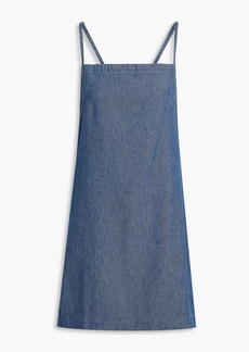 rag & bone - Tie-back denim mini dress - Blue - S