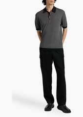 rag & bone - Tyson jacquard-knit polo shirt - Gray - M