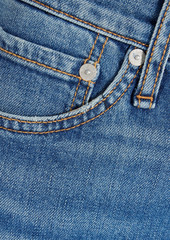 rag & bone - Wren cropped high-rise slim-leg jeans - Blue - 23