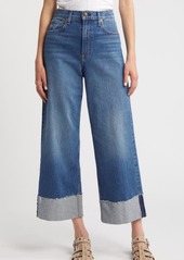 rag & bone Andi Cuffed High Waist Wide Leg Ankle Jeans