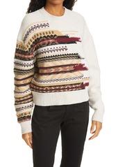 rag & bone Annalise Crewneck Wool Blend Sweater