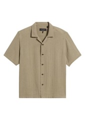 rag & bone Avery Cotton Short Sleeve Button-Up Shirt