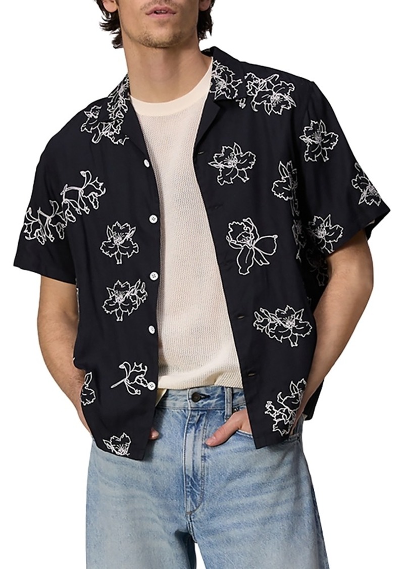 rag & bone Avery Resort Embroidered Shirt