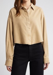 rag & bone Beatrice Featherweight Crop Shirt