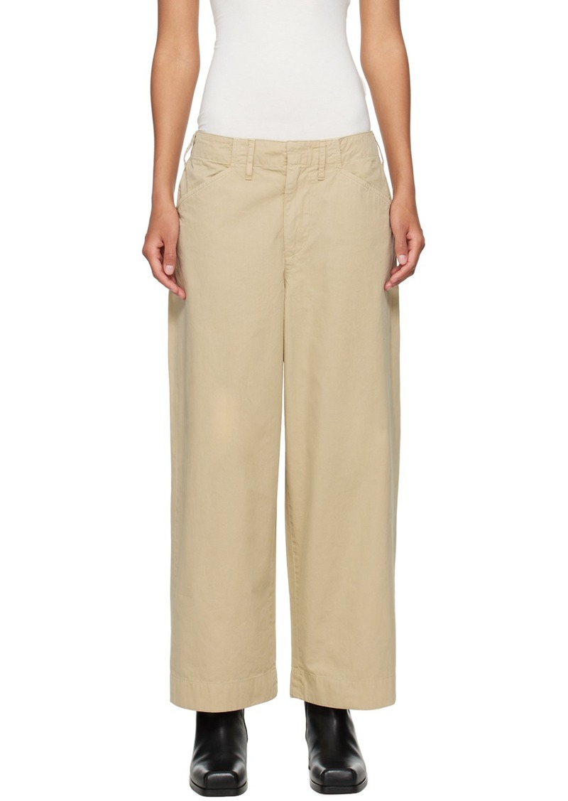 rag & bone Beige Banks Trousers