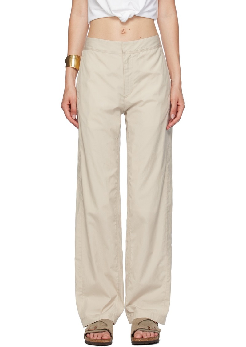 rag & bone Beige Fern Trousers