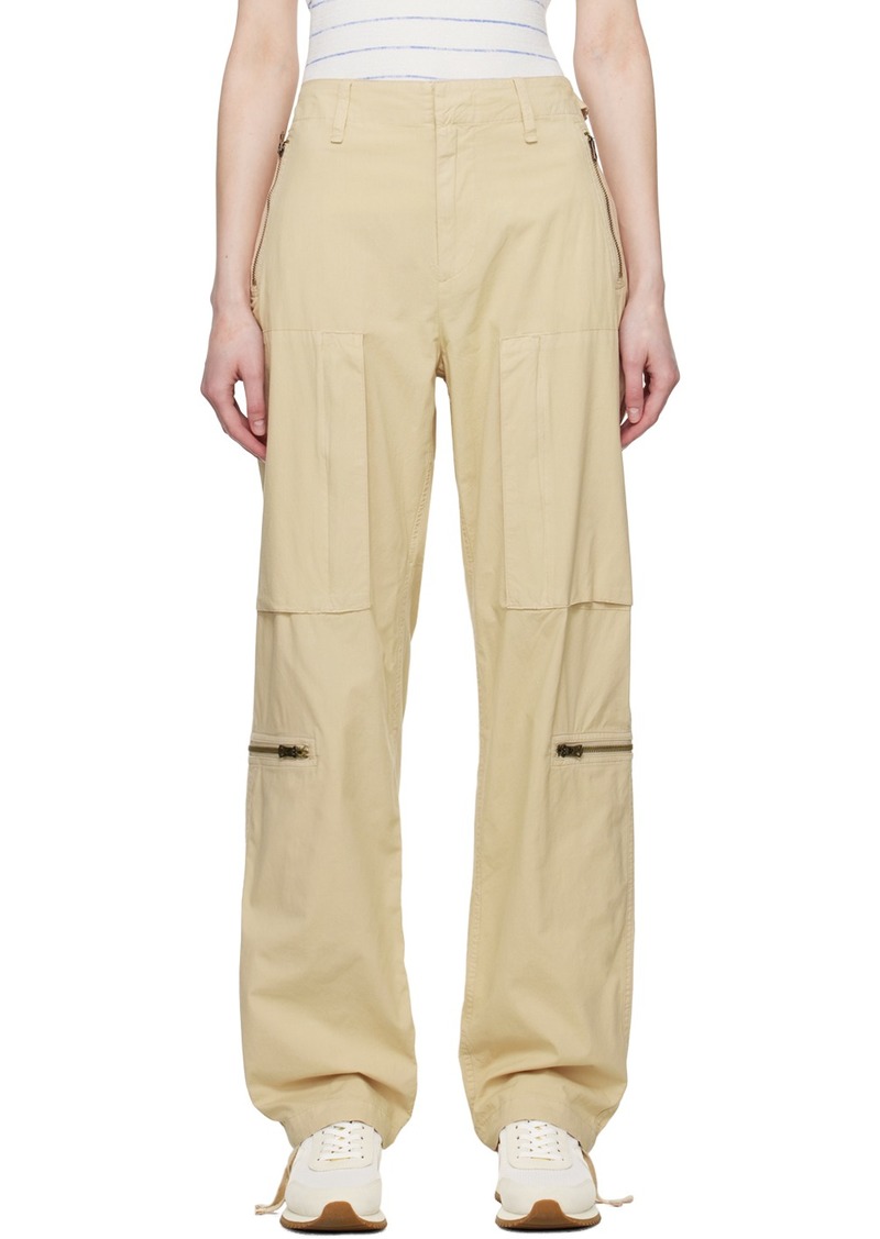 rag & bone Beige Kai Trousers