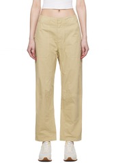 rag & bone Beige Leyton Trousers