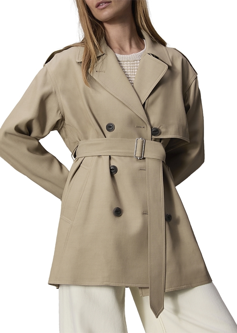 rag & bone Beverly Cropped Trench Coat