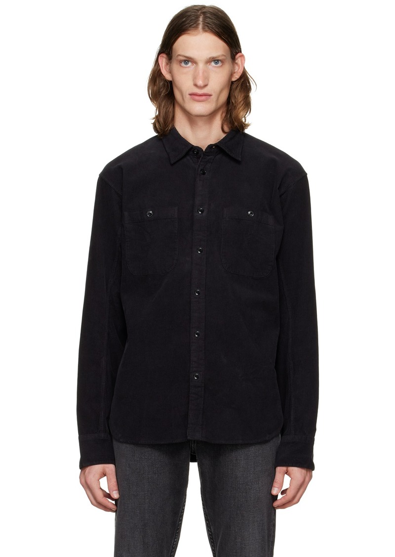 rag & bone Black Gus Shirt