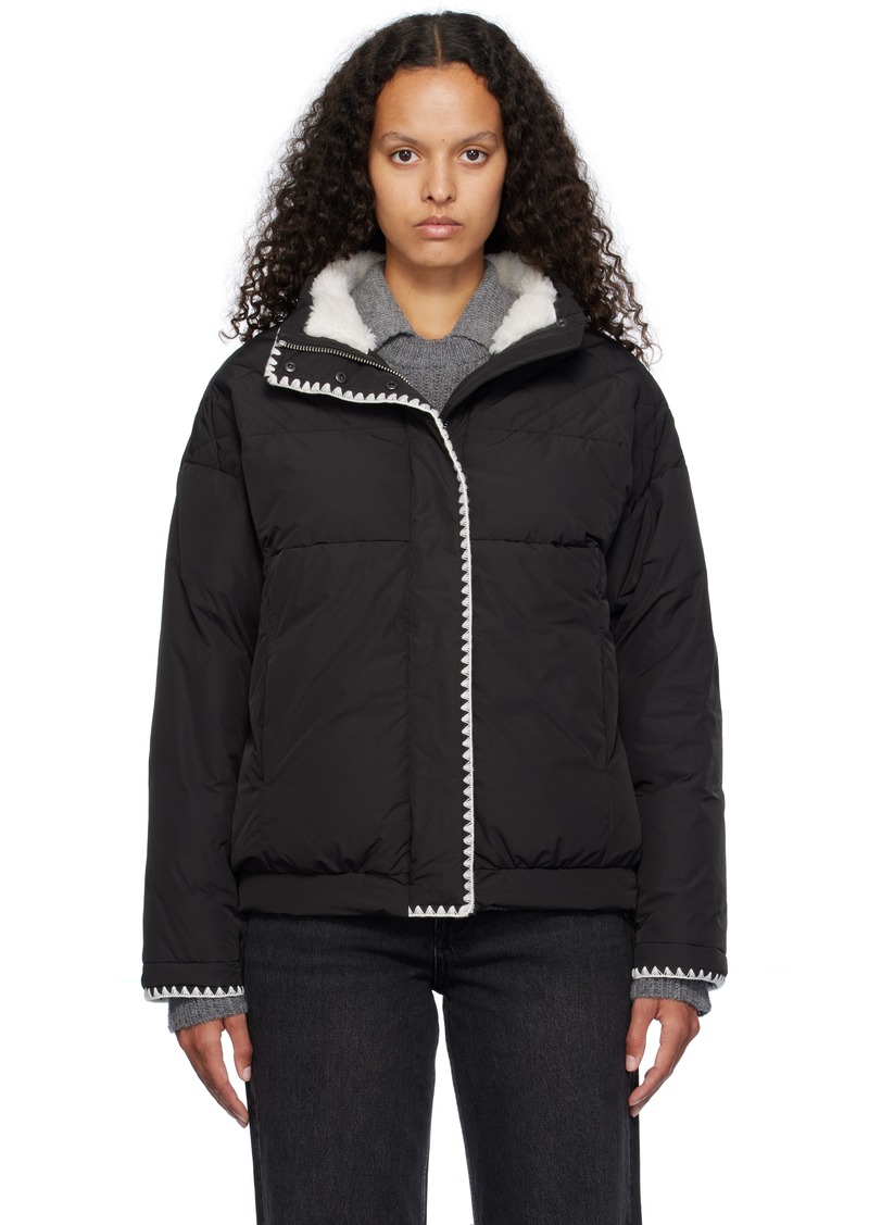 rag & bone Black Ingrid Puffer Down Jacket