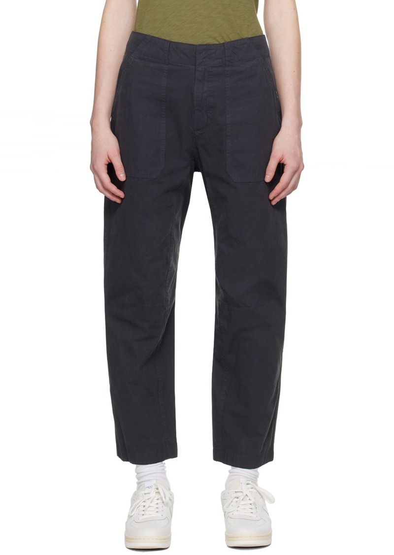 rag & bone Black Leyton Trousers