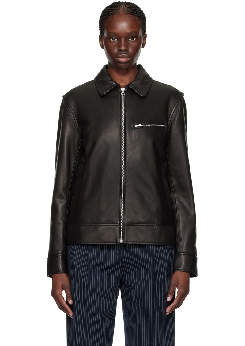 rag & bone Black Manon Leather Jacket