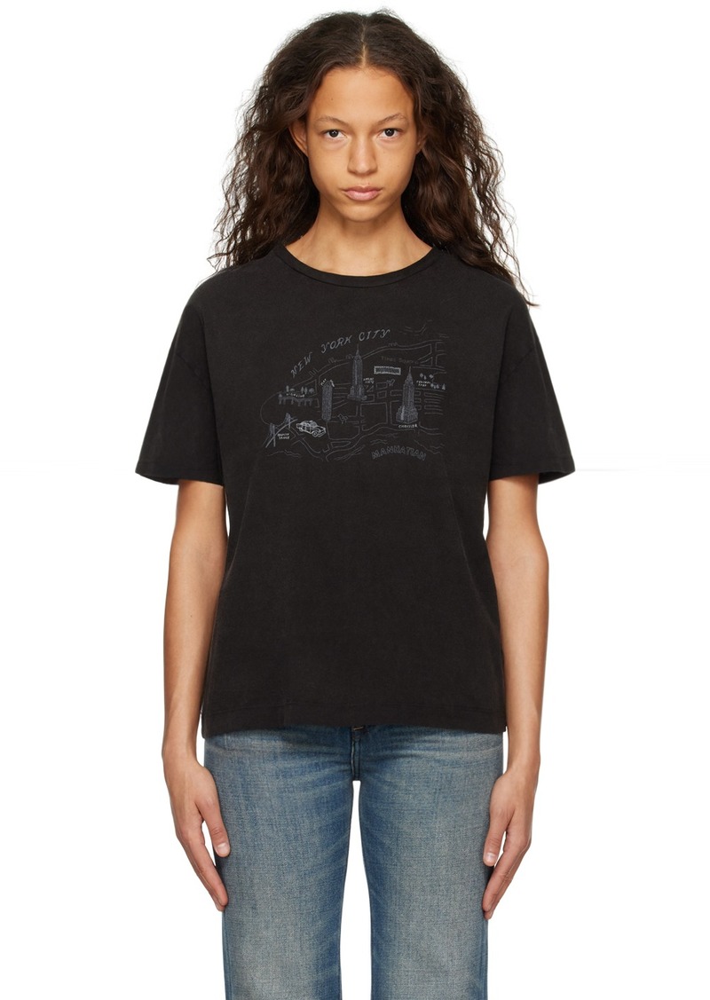 rag & bone Black Mica City T-Shirt