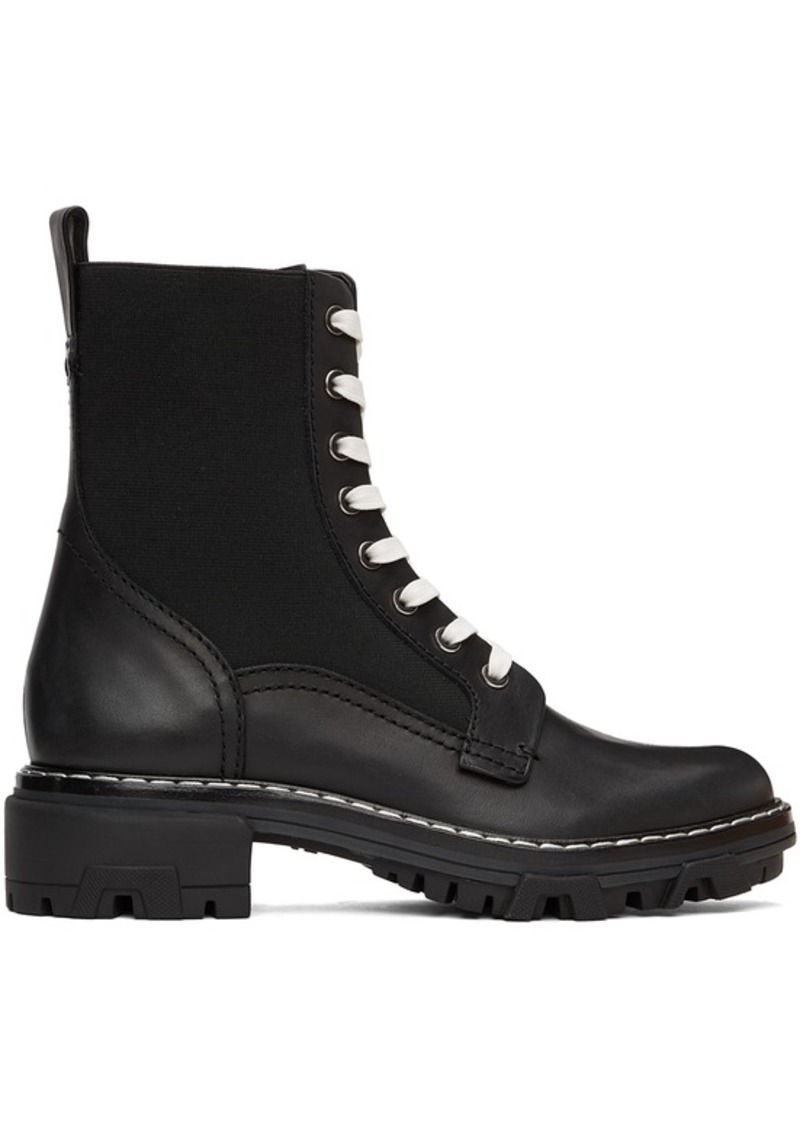 rag & bone Black Shiloh Boots