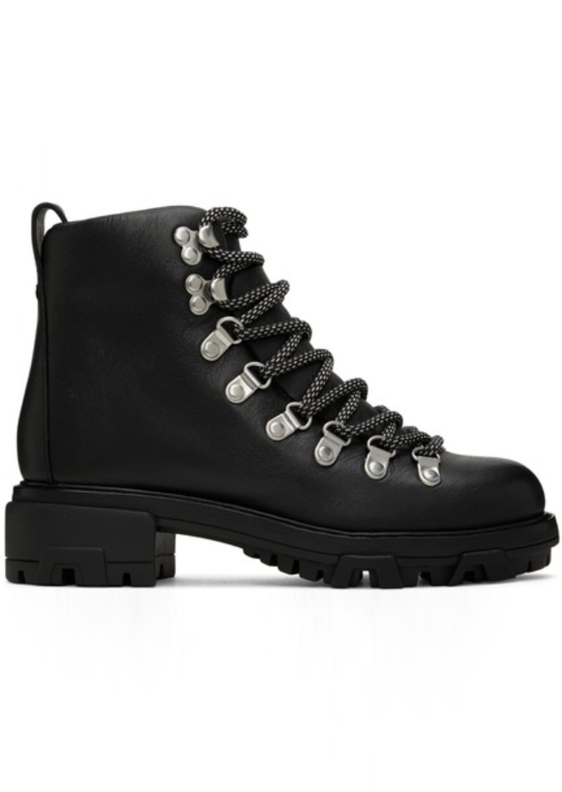 rag & bone Black Shiloh Hiker Ankle Boots