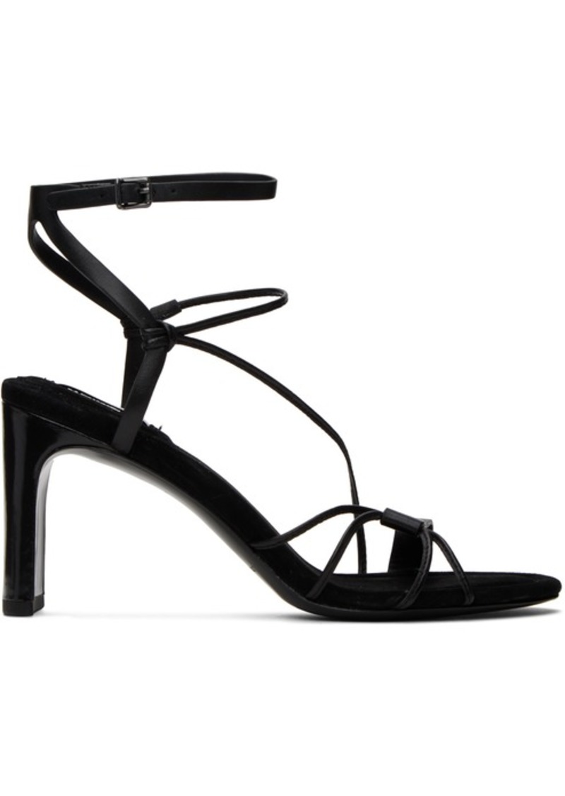 rag & bone Black Vossen Heeled Sandals