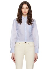 rag & bone Blue & White Maxine Shirt