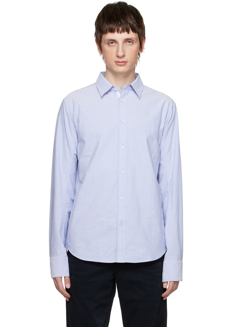 rag & bone Blue Engineered Shirt