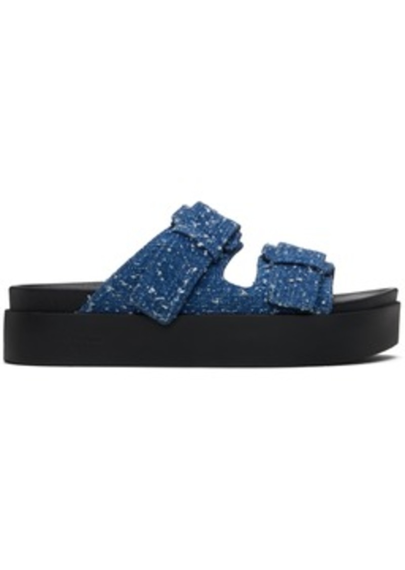 rag & bone Blue Geo Platform Sandals