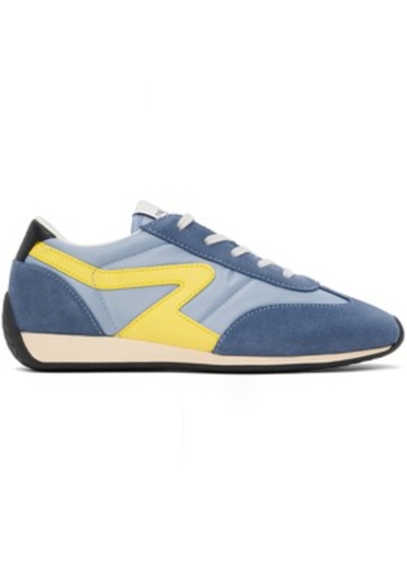 rag & bone Blue Retro Runner Slim Sneakers