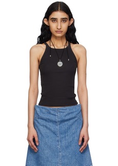 rag & bone Blue Ultra Featherweight Aurora Denim Tube Top