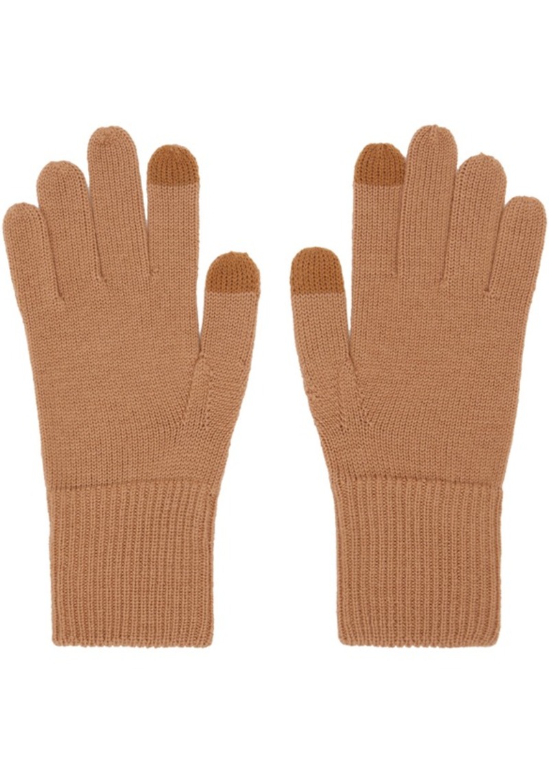 rag & bone Brown Addison Tech Gloves