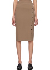 rag & bone Brown Asher Midi Skirt