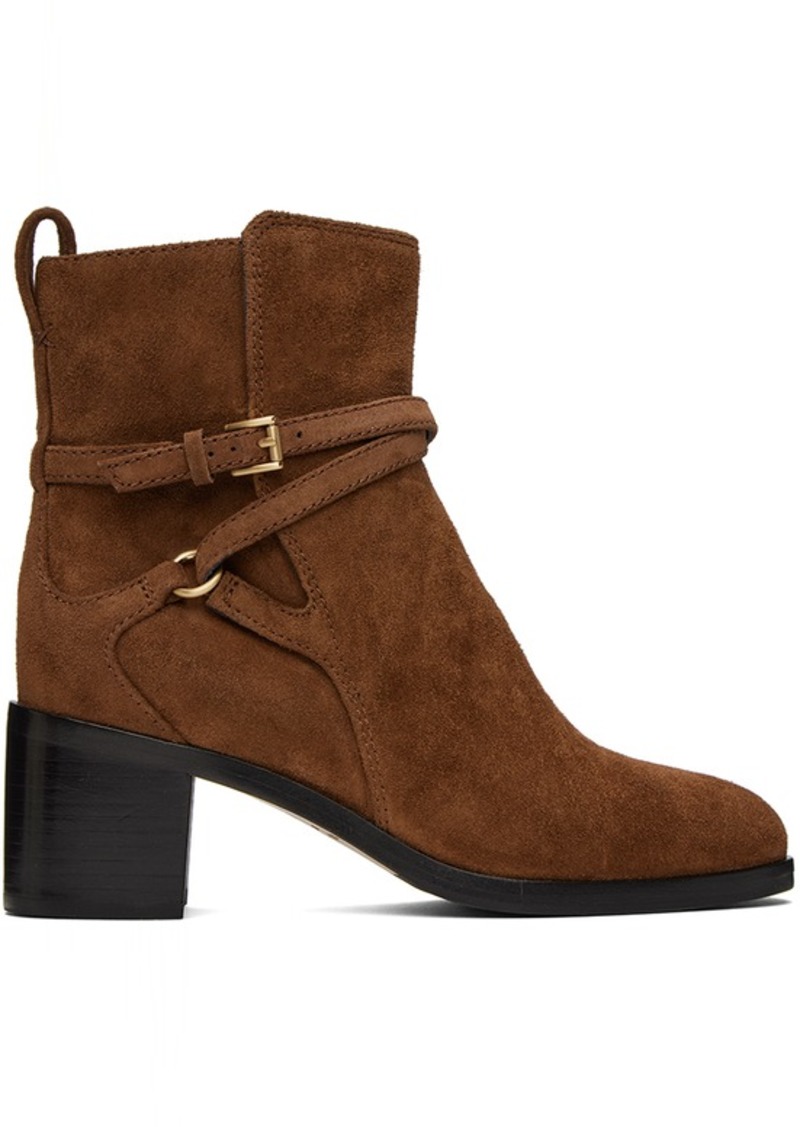 rag & bone Brown Hazel Buckle Boots