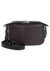 rag & bone Cami Straw & Leather Camera Bag