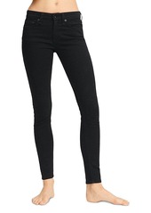 rag & bone Cate Mid Rise Ankle Skinny Jeans in Black
