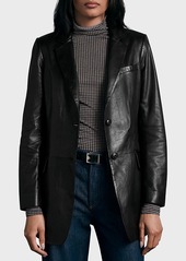 rag & bone Charles Leather Blazer