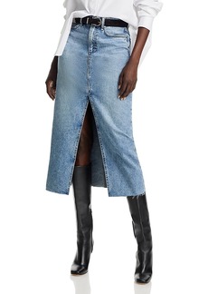 rag & bone Clara Denim Midi Skirt