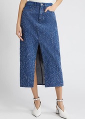 rag & bone Clara Vented Denim Maxi Skirt