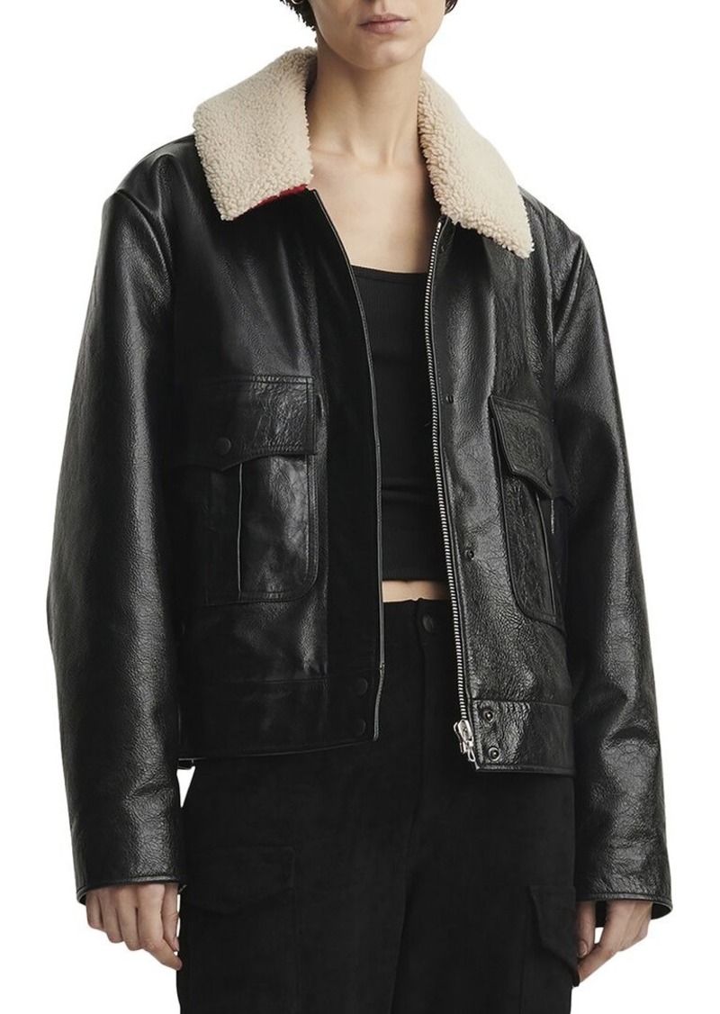 rag & bone Colton Leather & Shearling Jacket