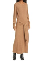 rag & bone Cotton & Cashmere Sweater Dress in Camel Heather at Nordstrom