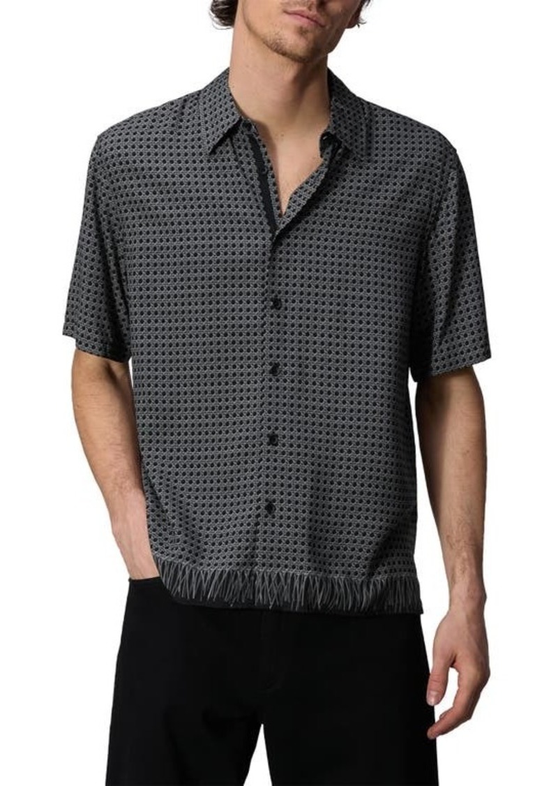 rag & bone Dalton Stretch Short Sleeve Button-Up Shirt