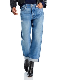 rag & bone Dre Low-Rise Cuffed Baggy Jeans in Meyer