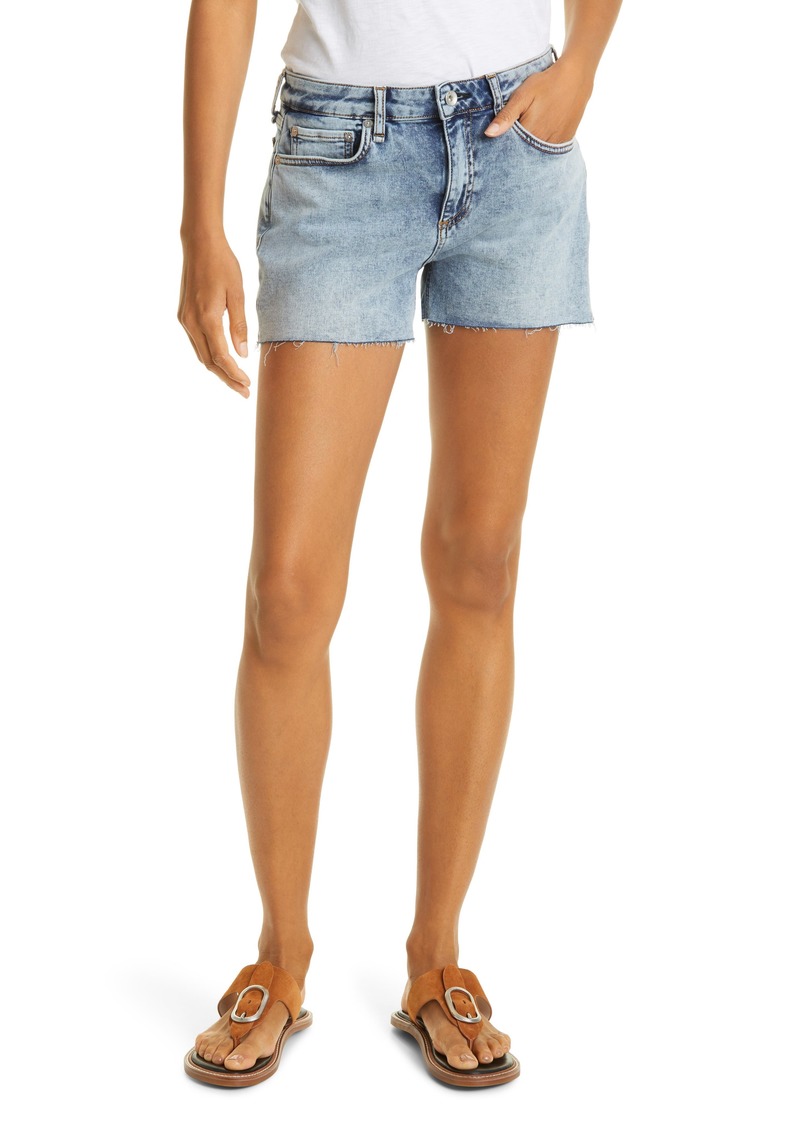 low rise cut off shorts