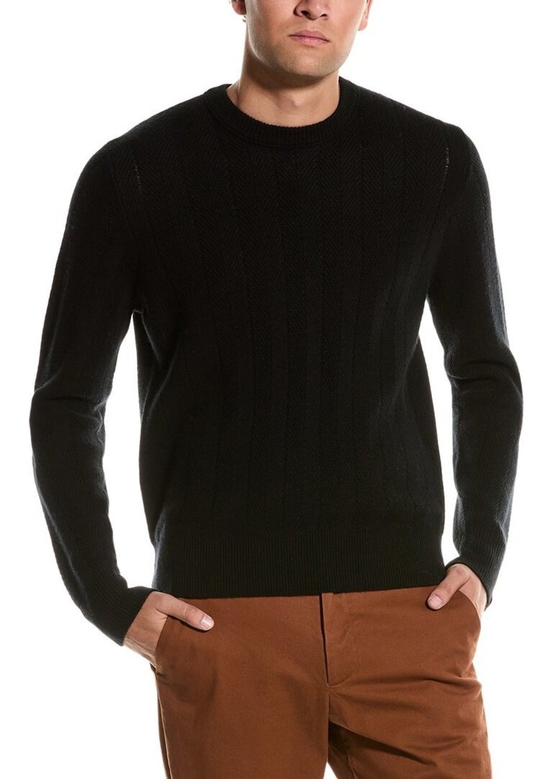 rag & bone Durham Herringbone Cashmere Crewneck Sweater