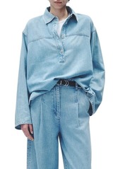 rag & bone Emily Lightweight Denim Popover Shirt