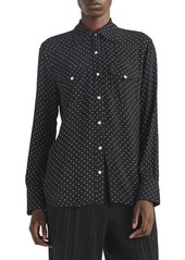 rag & bone Faren Polka Dot Shirt