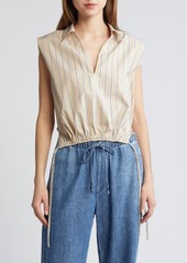 rag & bone Fiona Tie Hem Sleeveless Top