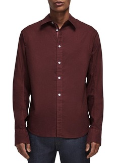 rag & bone Fit 2 Cotton Engineered Oxford Relaxed Fit Button Down Shirt